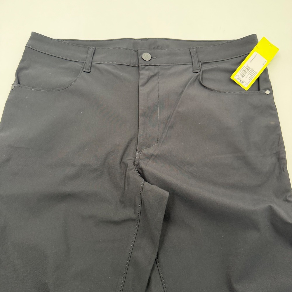 All in Motion Mens Golf Pants Black 36x30 Straight Leg Stretch Performance New - Picture 3 of 8